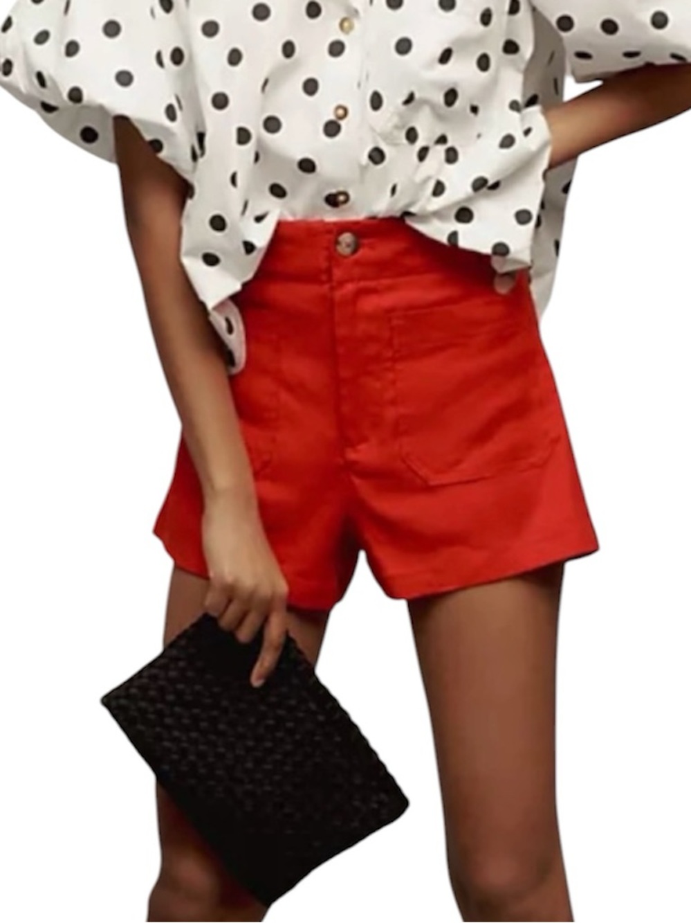 Maeve Anthropologie The Colette Linen Blend Shorts